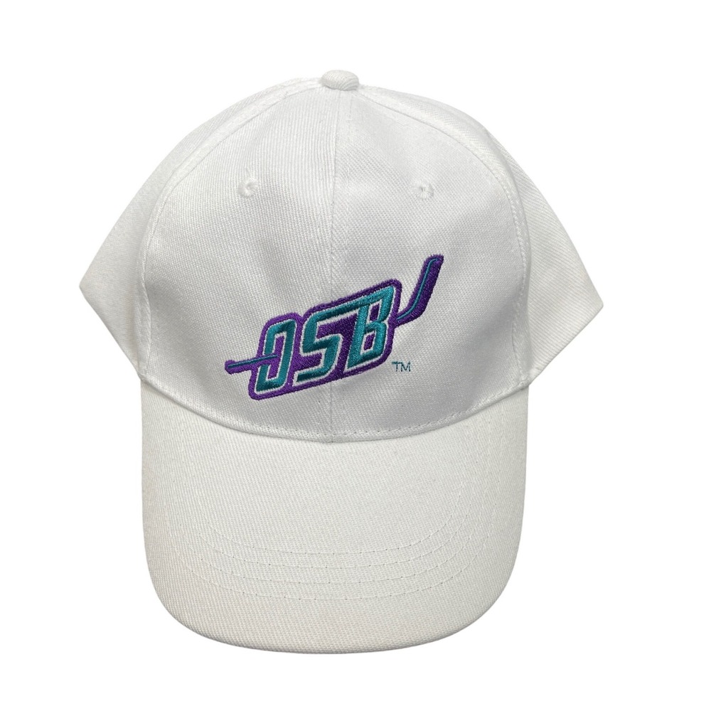 Orlando Solar Bears ECHL  White Teal Purple Adjustable Hat Vintage